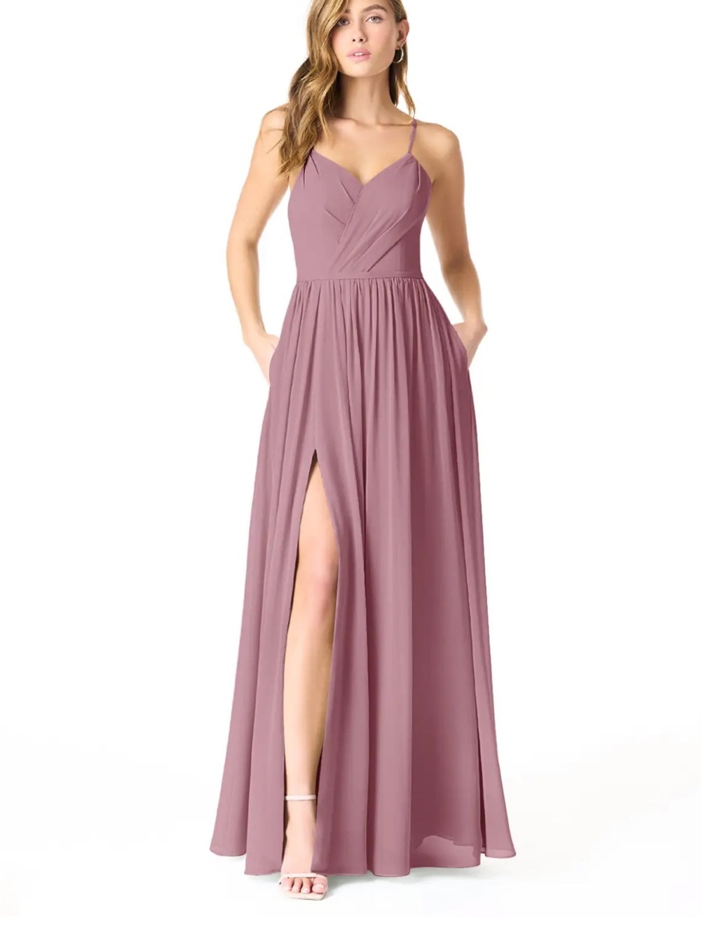 Azazie Vintage Mauve Cora Bridesmaid Dress